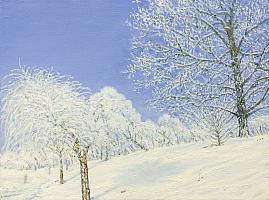 Celso, Hofsgrund 2, 2022, OIl auf Leinwand, 30x40cm
